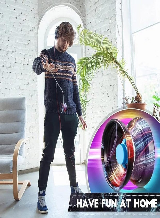 COLLEN ARRAY Yoyo Toy for Kids, Metal|Responsive or Non Responsive String|Pack of 1|You May get Random Print or Color-2 - Image 4